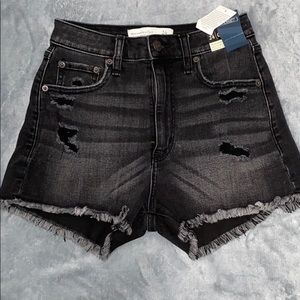 Junior’s Black Ripped Shorts
